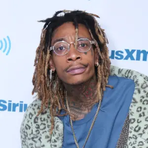 Wiz Khalifa visits at SiriusXM Studios on February 2, in New York City