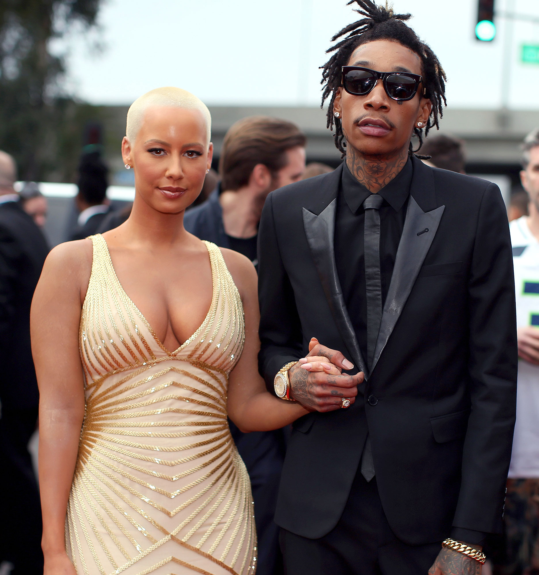 Amber Rose and Wiz Khalifa
