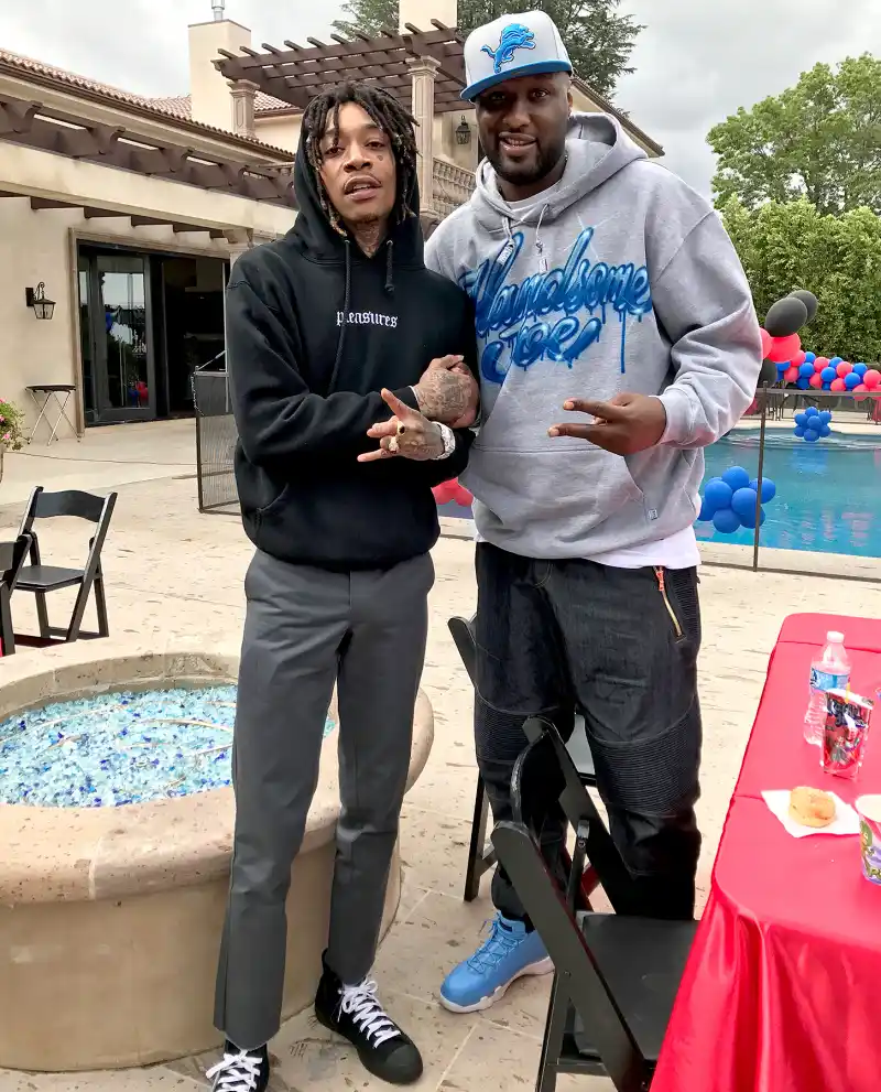 Wiz Khalifa and Lamar Odom