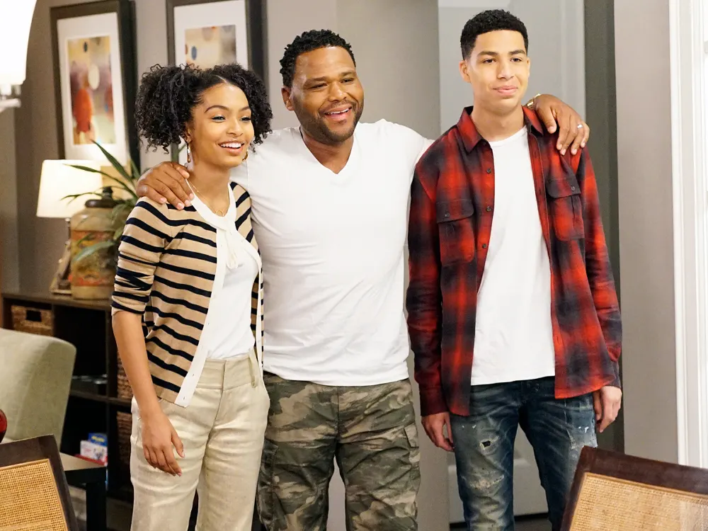 Yara Shahidi Anthony Anderson Marcus Scribner Black-ish