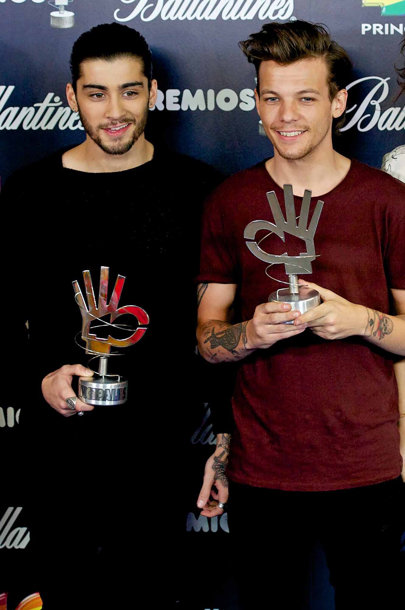 Zayn Malik and Louis Tomlinson